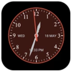 analog clock new android application logo